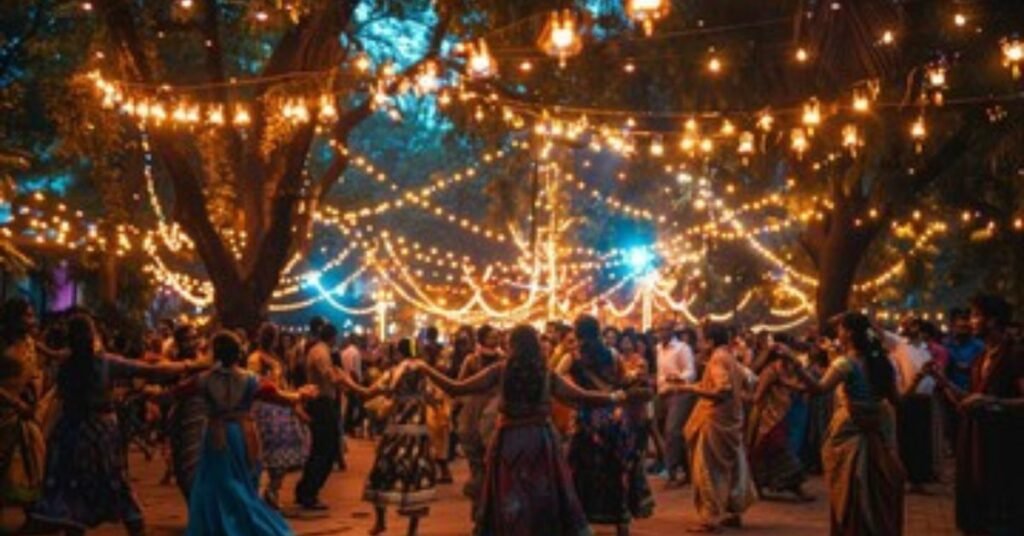 Kesariya Garba in Gandhinagar