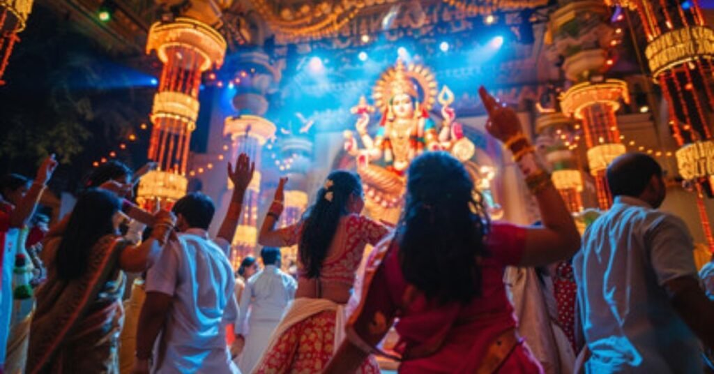 Kesariya Garba in Gandhinagar